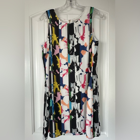 Dresses & Skirts - Kenar Abstract Multicolor Sleeveless Dress -Size 10